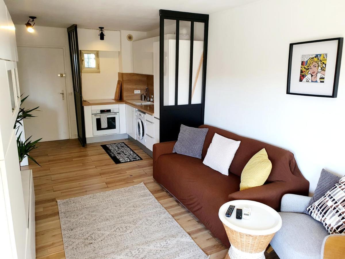 Bel Appartement A 50M De La Plage, 2 Pieces Climatisees, Parking Prive Antibes Buitenkant foto