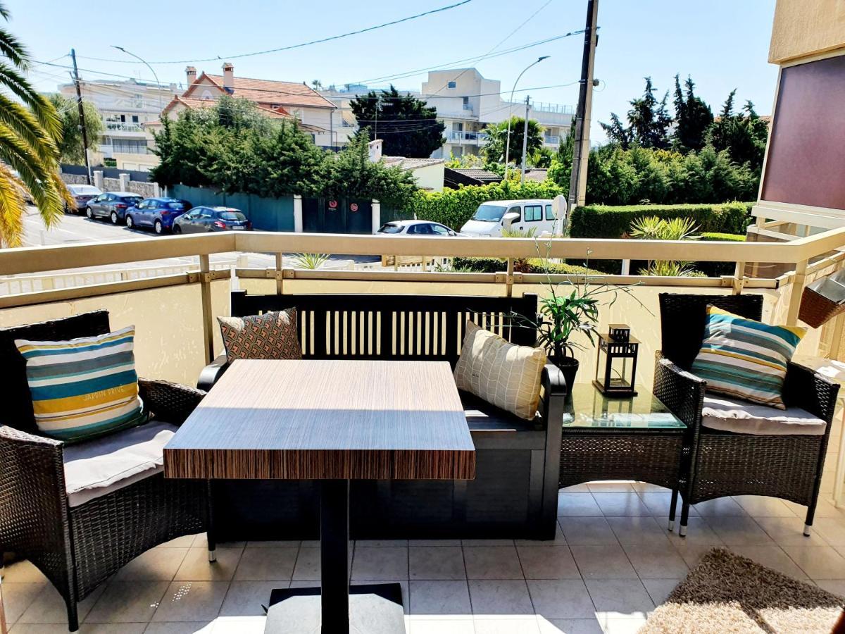 Bel Appartement A 50M De La Plage, 2 Pieces Climatisees, Parking Prive Antibes Buitenkant foto